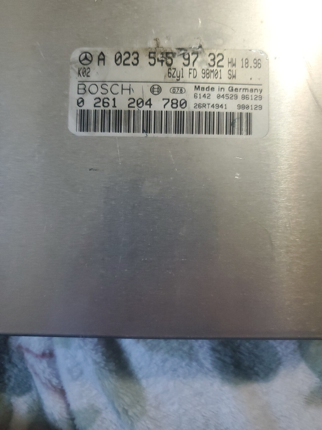 98-99 MERCEDES ML-CLASS ECM ECU COMPUTER 023 545 97 32 OEM Money Back Guarantee