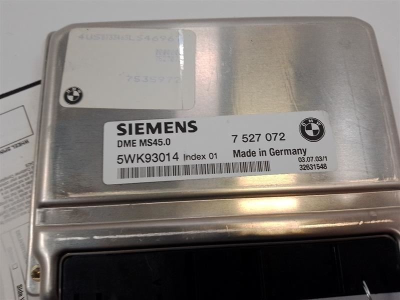 752072 Electronic Control Module 2.5L BMW Z4 (11013307
