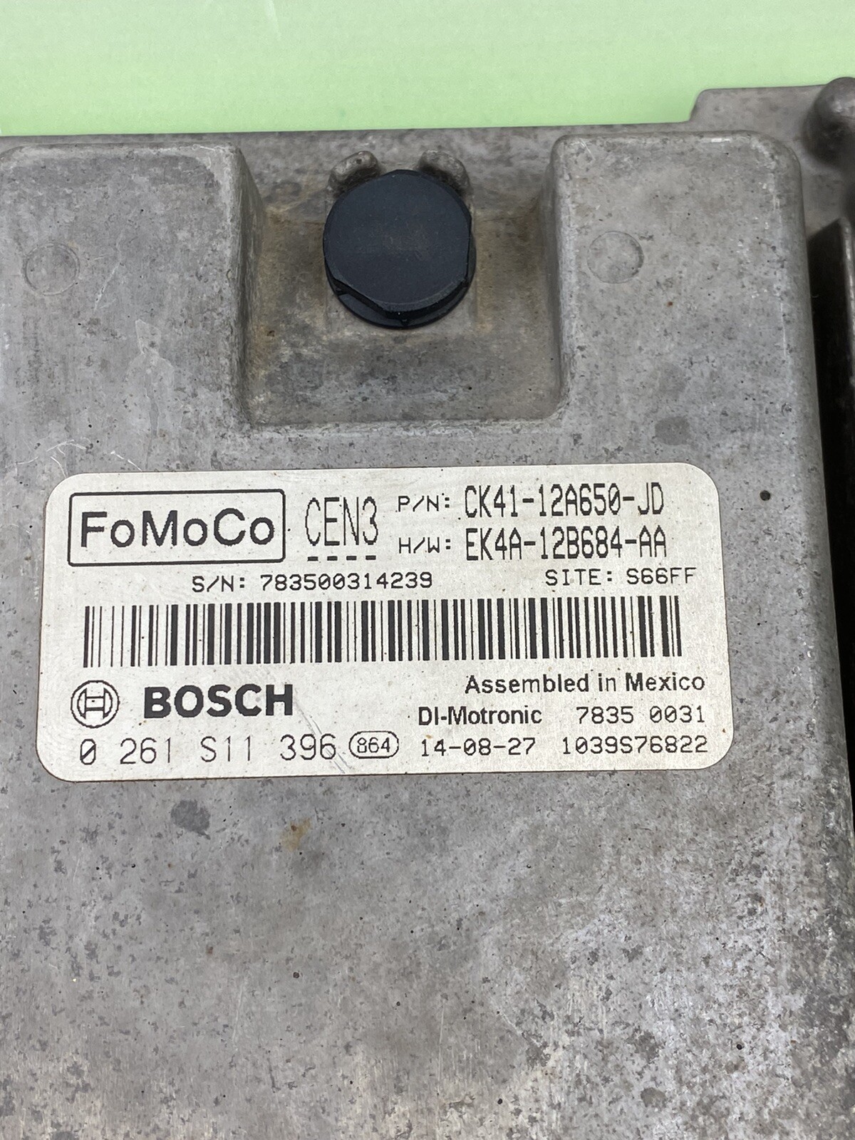 2015 FORD TRANSIT 3.5L A/T ENGINE COMPUTER MODULE ECU ECM PCM CK41-12A650-JD