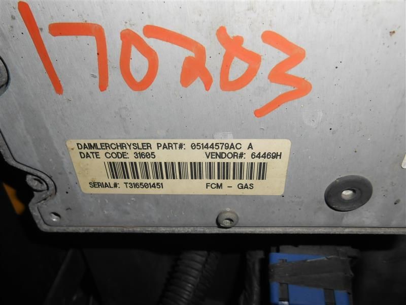 Chassis ECM Multifunction Fits 06-07 CARAVAN 808813