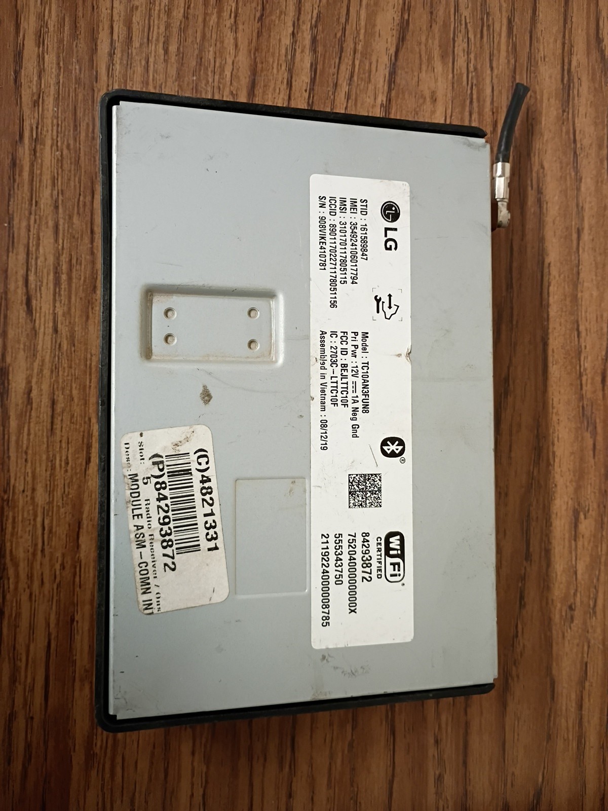 2018 – 2020 CHEVROLET TAHOE TELEMATICS COMMUNICATION MODULE OEM 84293872