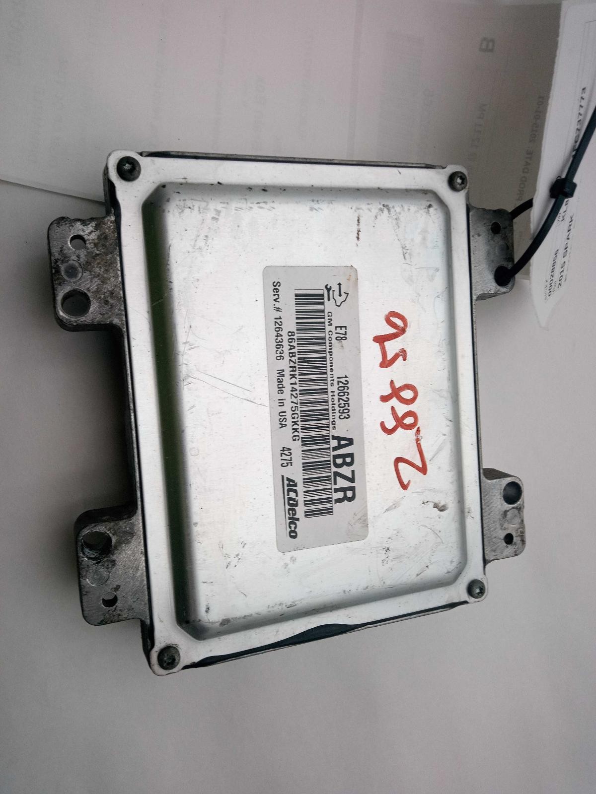 Used Engine Control Module (ECM) fits: 2015 Chevrolet Spark Electronic Control M