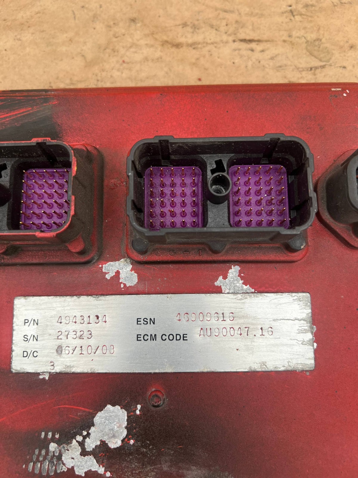 CUMMINS ISB 6.7L ENGINE CONTROL MODULE (ECM – ECU) USED PN# 4943134