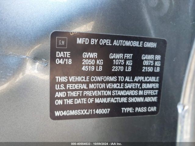 2018-2020 BUICK REGAL COMMUNICATION CONTROL MODULE ONSTAR UE1 84431137