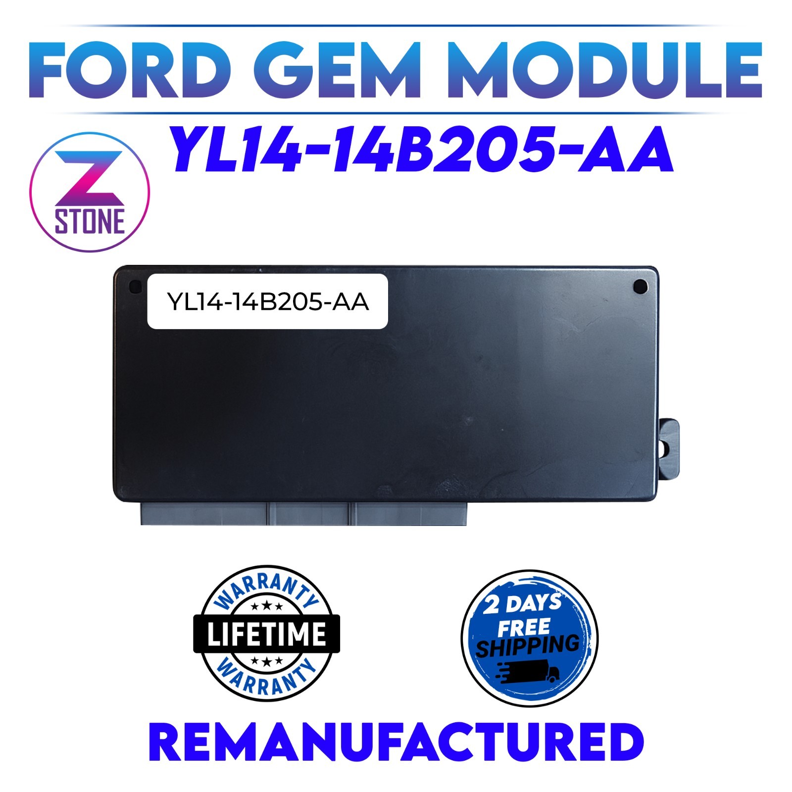 Rebuilt Ford GEM Module YL14-14b205-AA Plug N Play