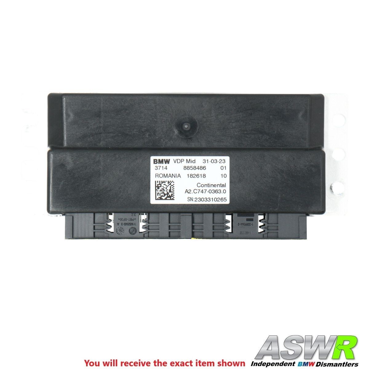 BMW VDP Control Unit G42 G87 G20 G80 G22 G23 G26 2 3 4 SERIES 37148858486
