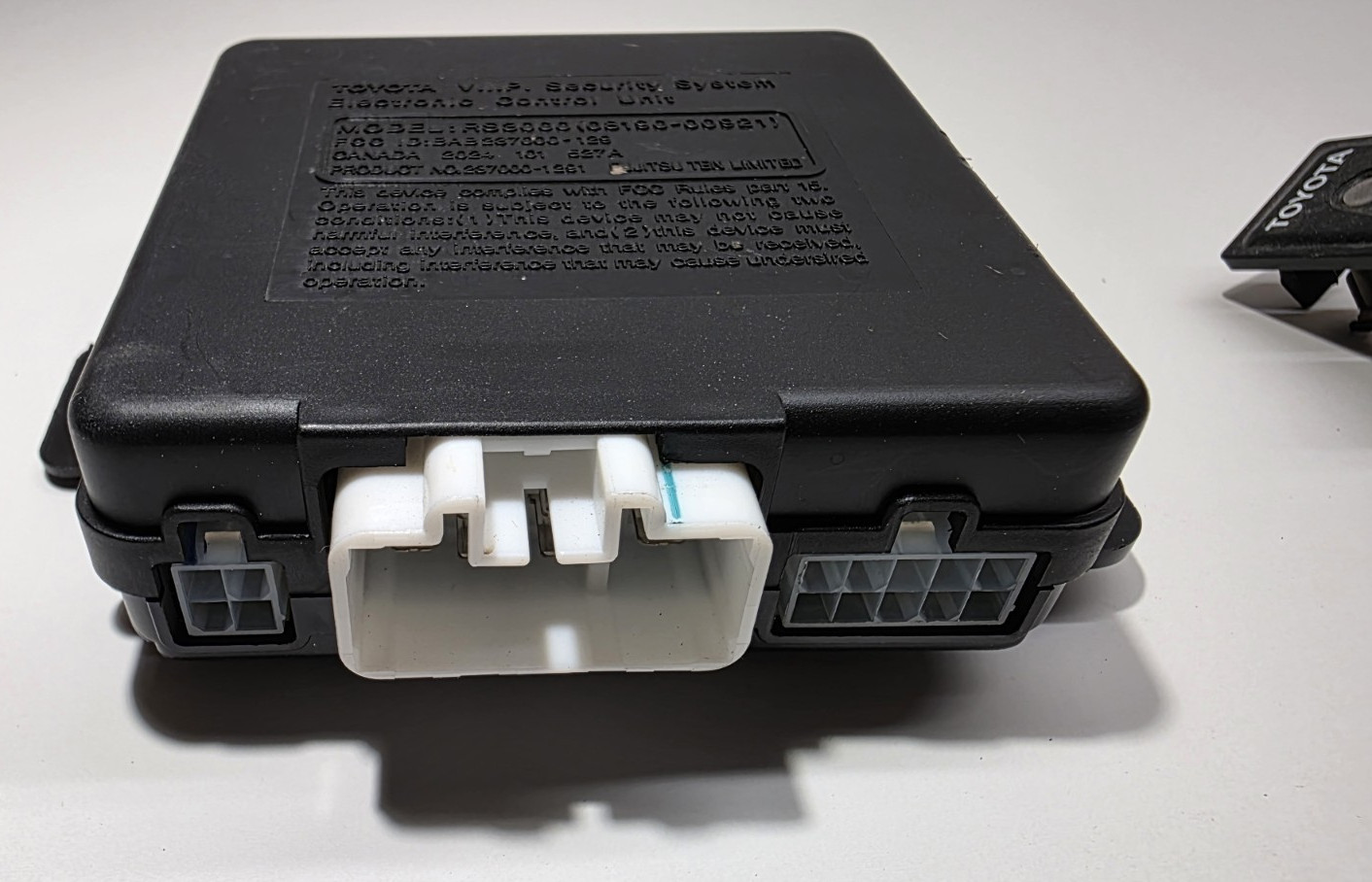 1998-02 Toyota RS3000 VIP Security System ECU RS 3000 Grey Canada With Switch