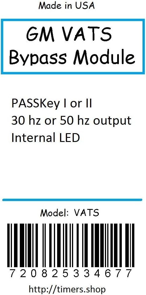 GM VATS Bypass Module LS1 LT1 Painless Install 50/30Hz USA