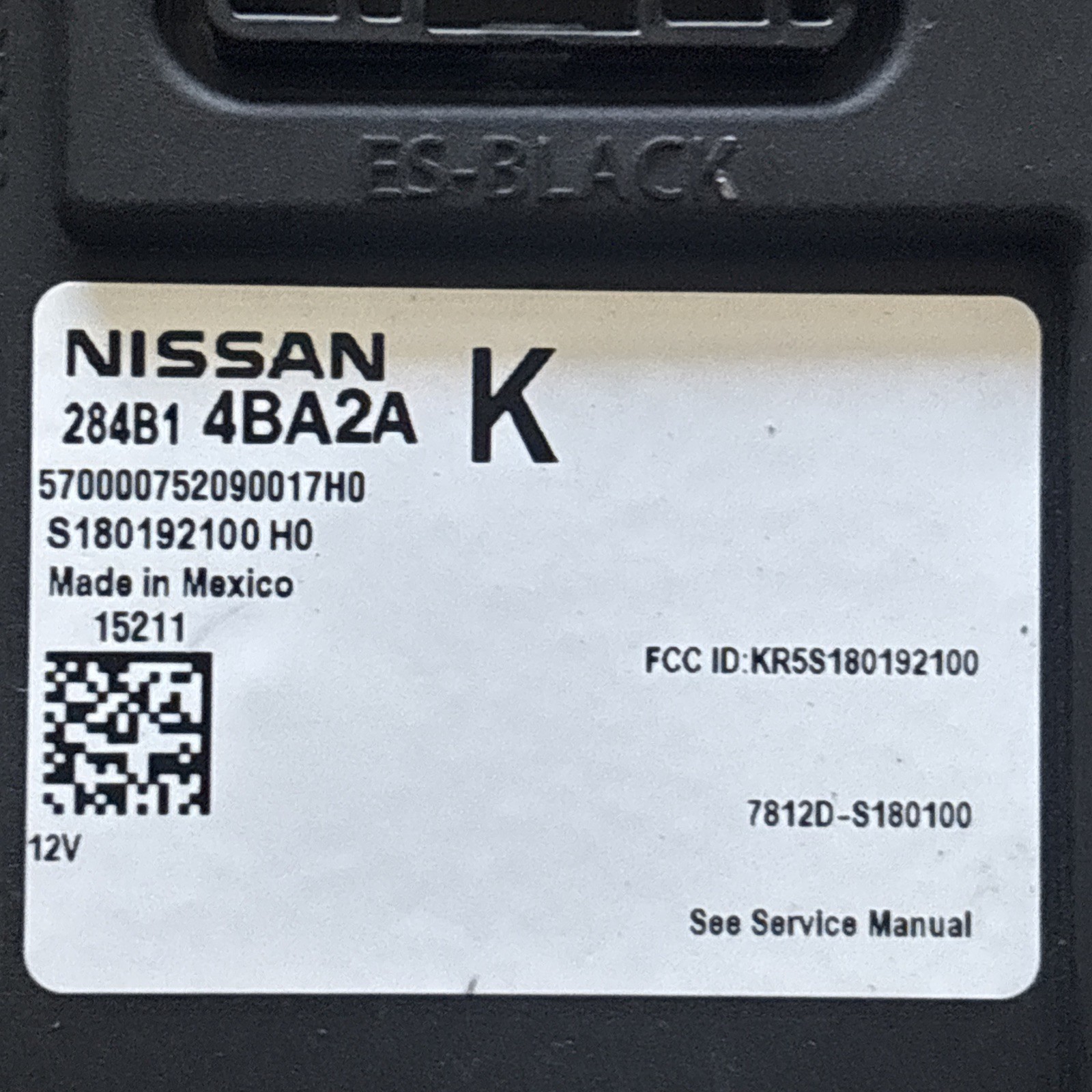 2014 – 2016 Nissan Rogue Body Control Module BCM BCU Unit 284B1 4BA1A K OEM