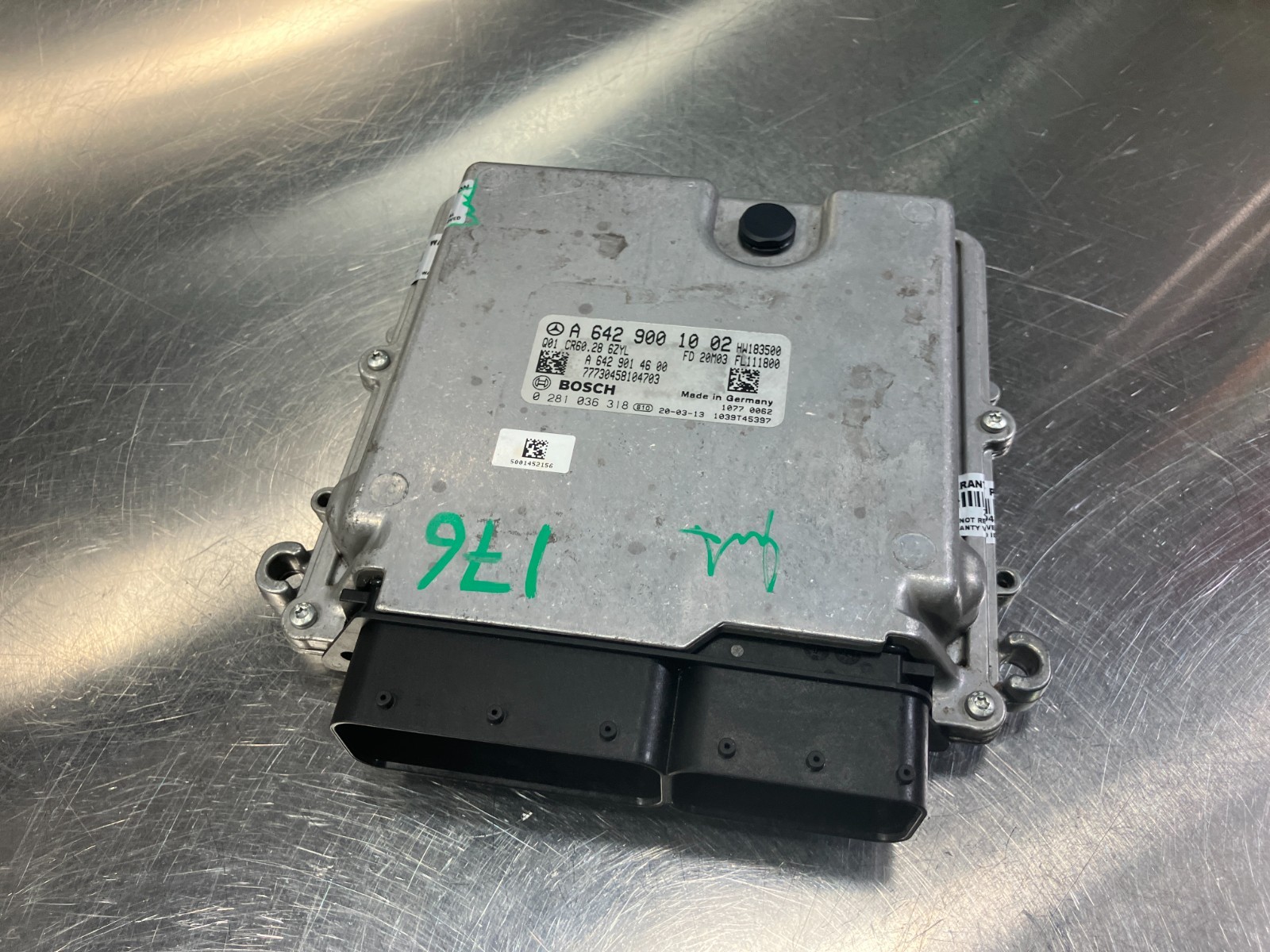 09 2009 mercedes gl320 ml320 BLUETEC DIESEL ecu engine control module unit oem