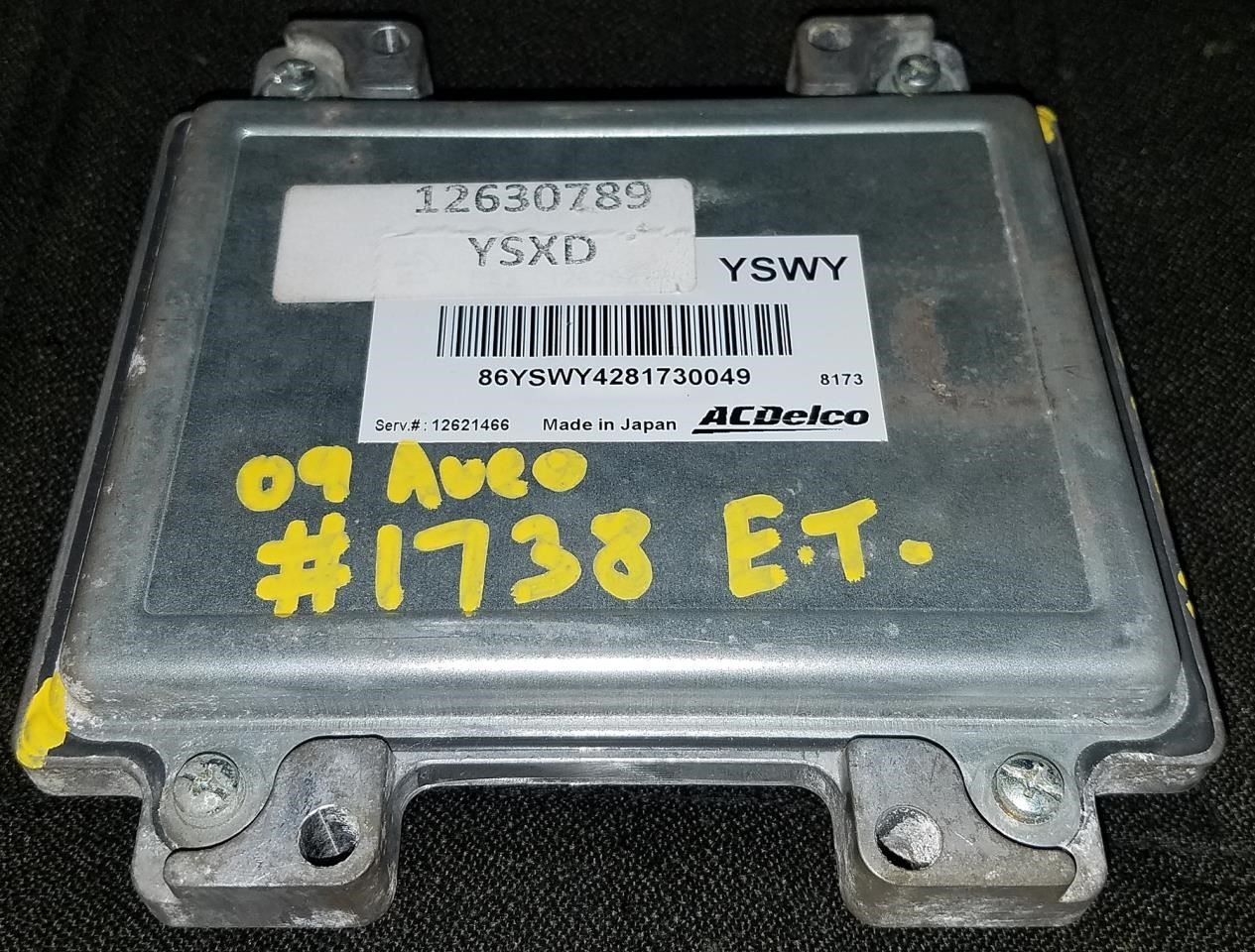 Engine ECM Electronic Control Module Fits 09-11 AVEO ID 12621466