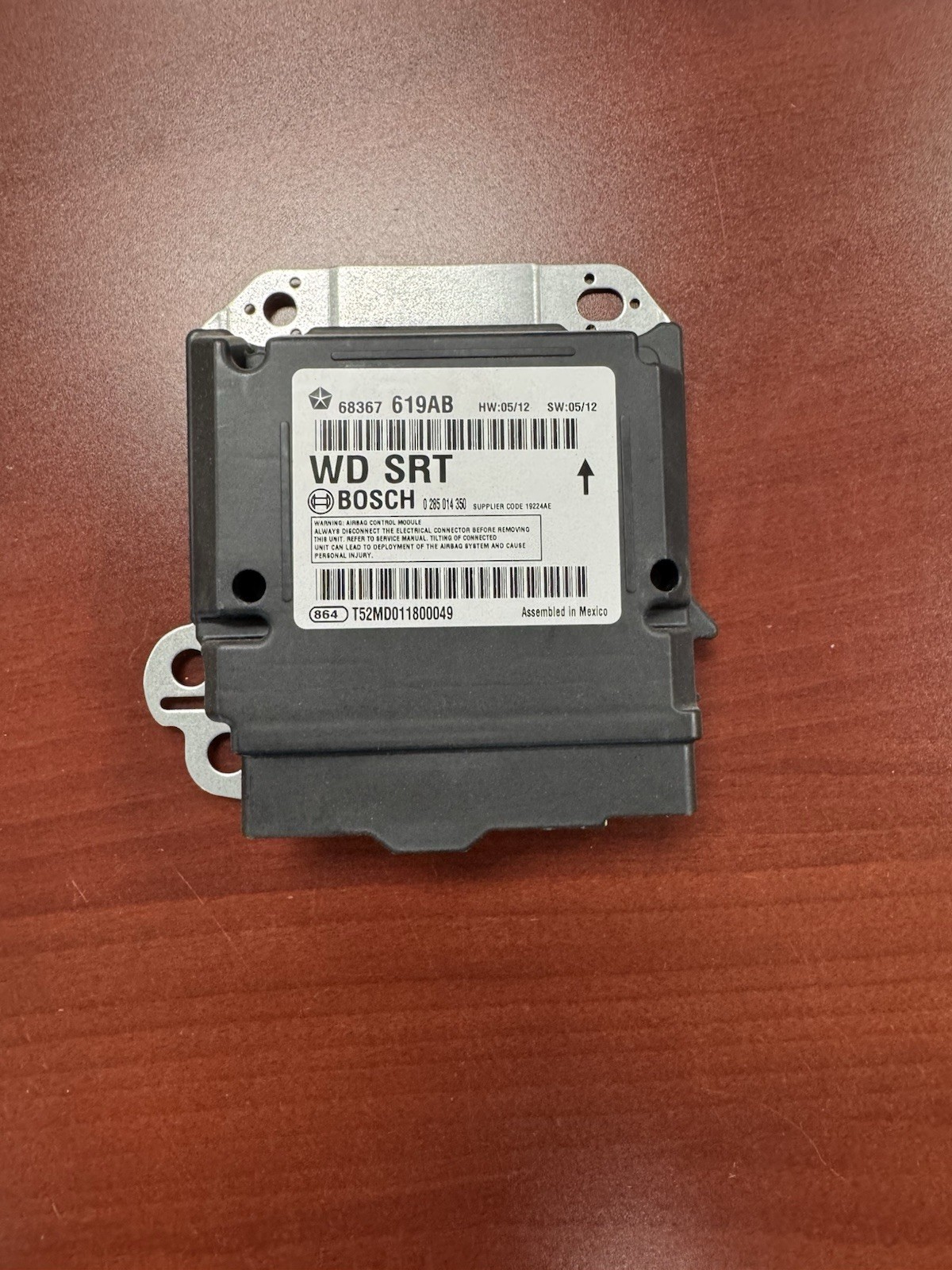 OEM Genuine Mopar Occupant Restraint Module 68367619AB Durango ORC