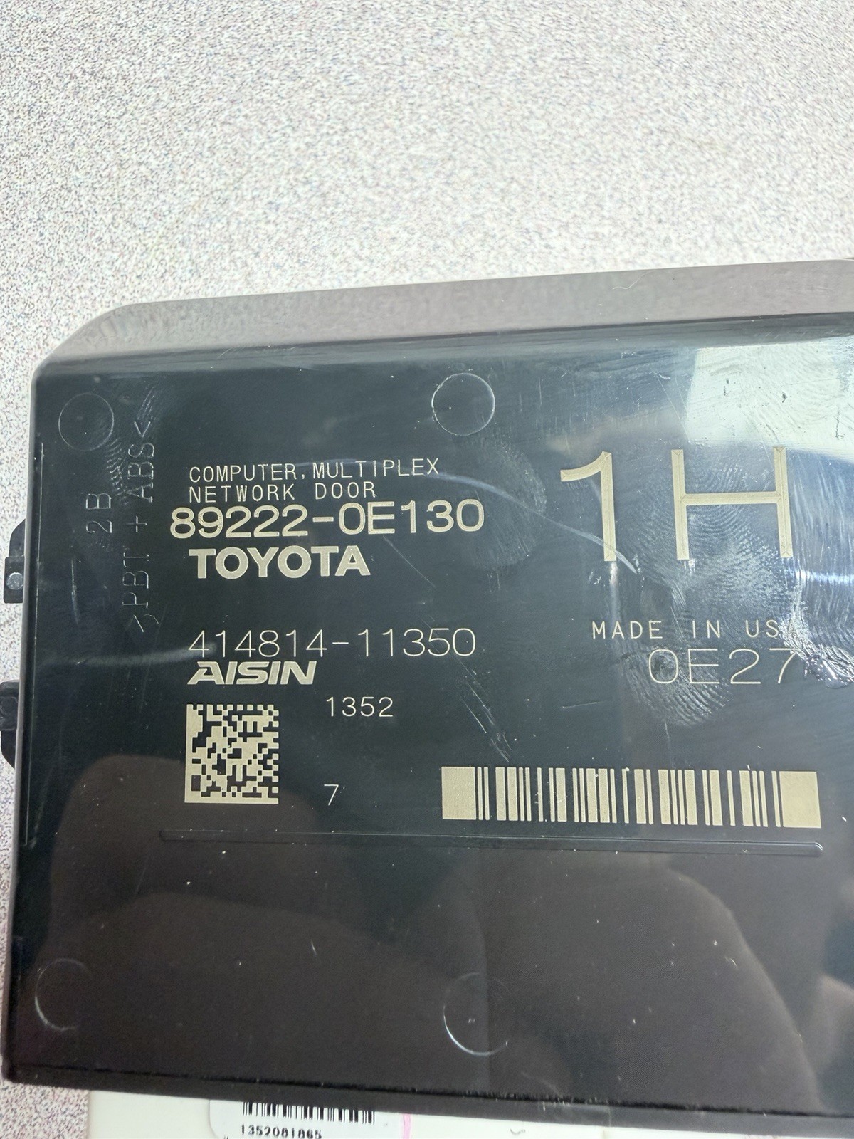 2020 – 2025 TOYOTA HIGHLANDER MULTIPLEX NETWORK DOOR COMPUTER CONTROL MODULE OEM