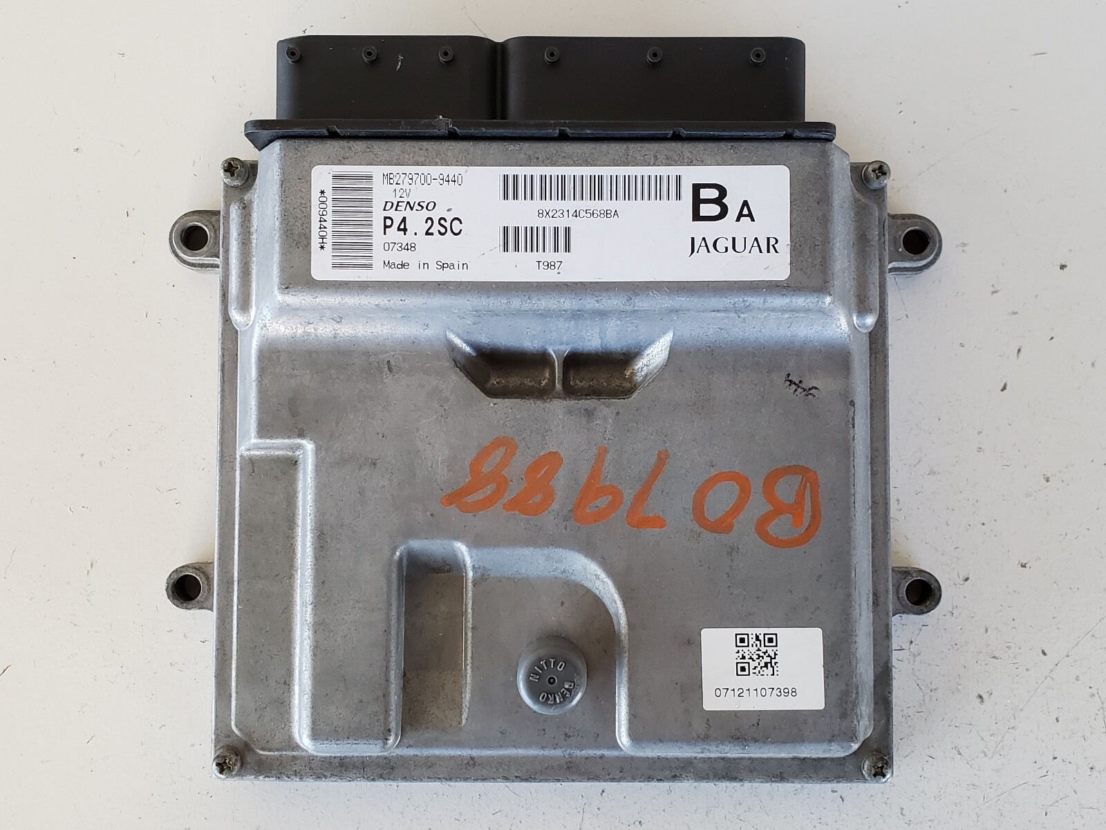 2009 Jaguar XF 8X23-14C568-BA Computer Brain Engine Control ECU ECM EBX Module