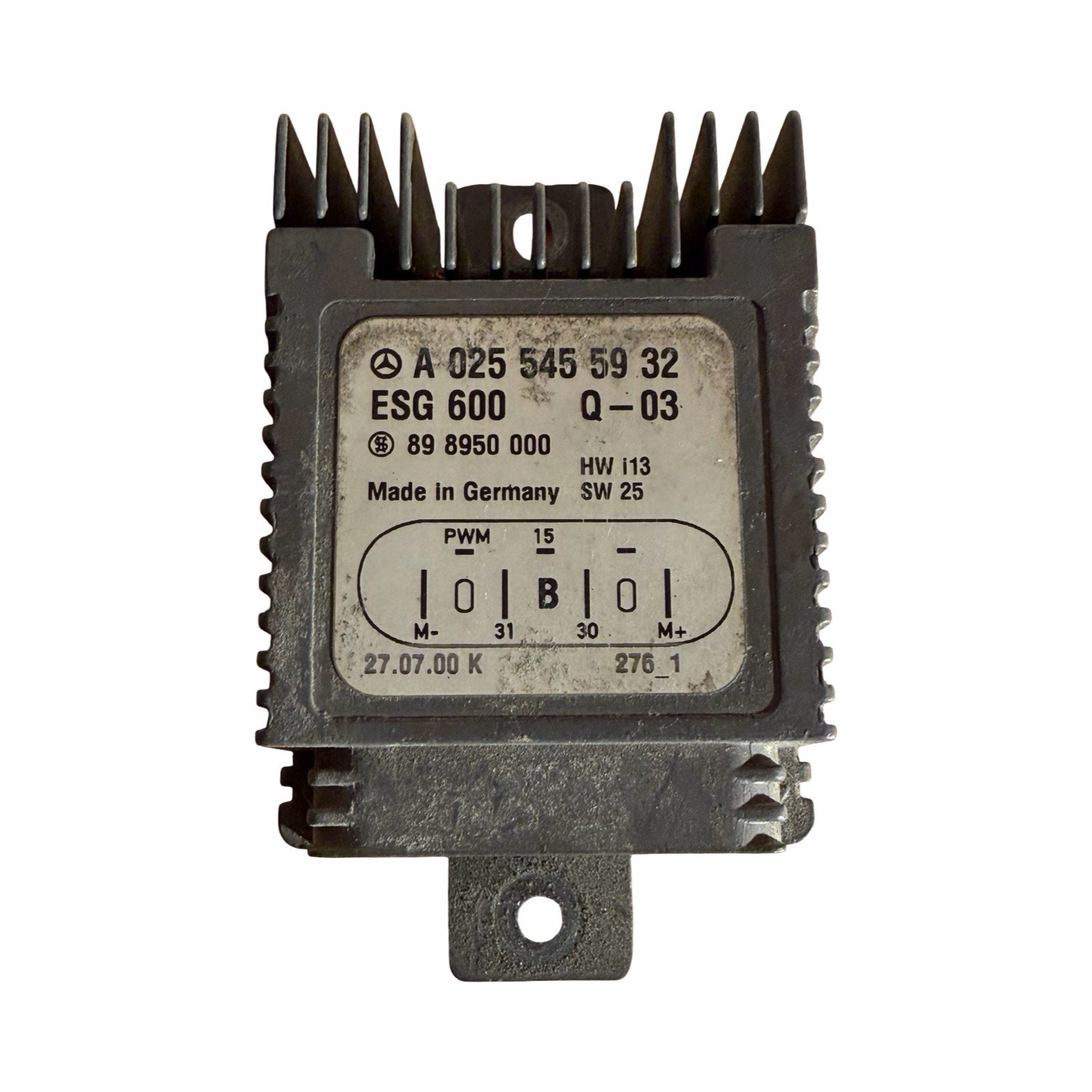 97-04 MERCEDES R170 SLK/SLC TRANSMISSION FAN CONTROL UNIT MODULE A0205451532 OEM
