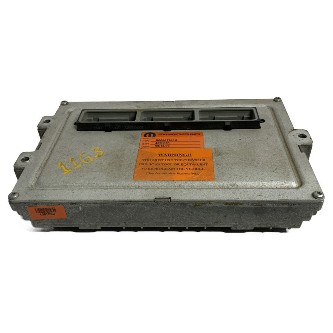 2001 Dodge Ram Pickup 2500 Series Engine Motor Brain Box 8Cyl 5.9L R6040274AG