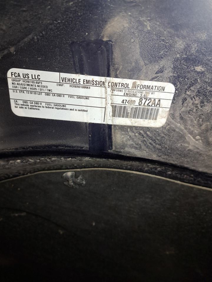 2017 Durango Engine Computer/Module Ecu/Ecm/Pcm Sku#4369503