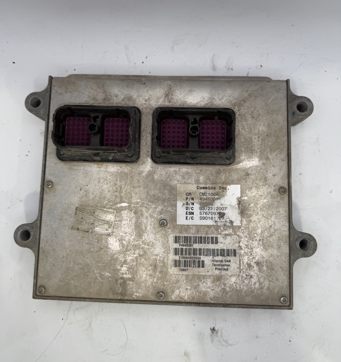2007 DODGE RAM 3500 6.7L DIESEL CUMMINS MODULE 4945387 Tested
