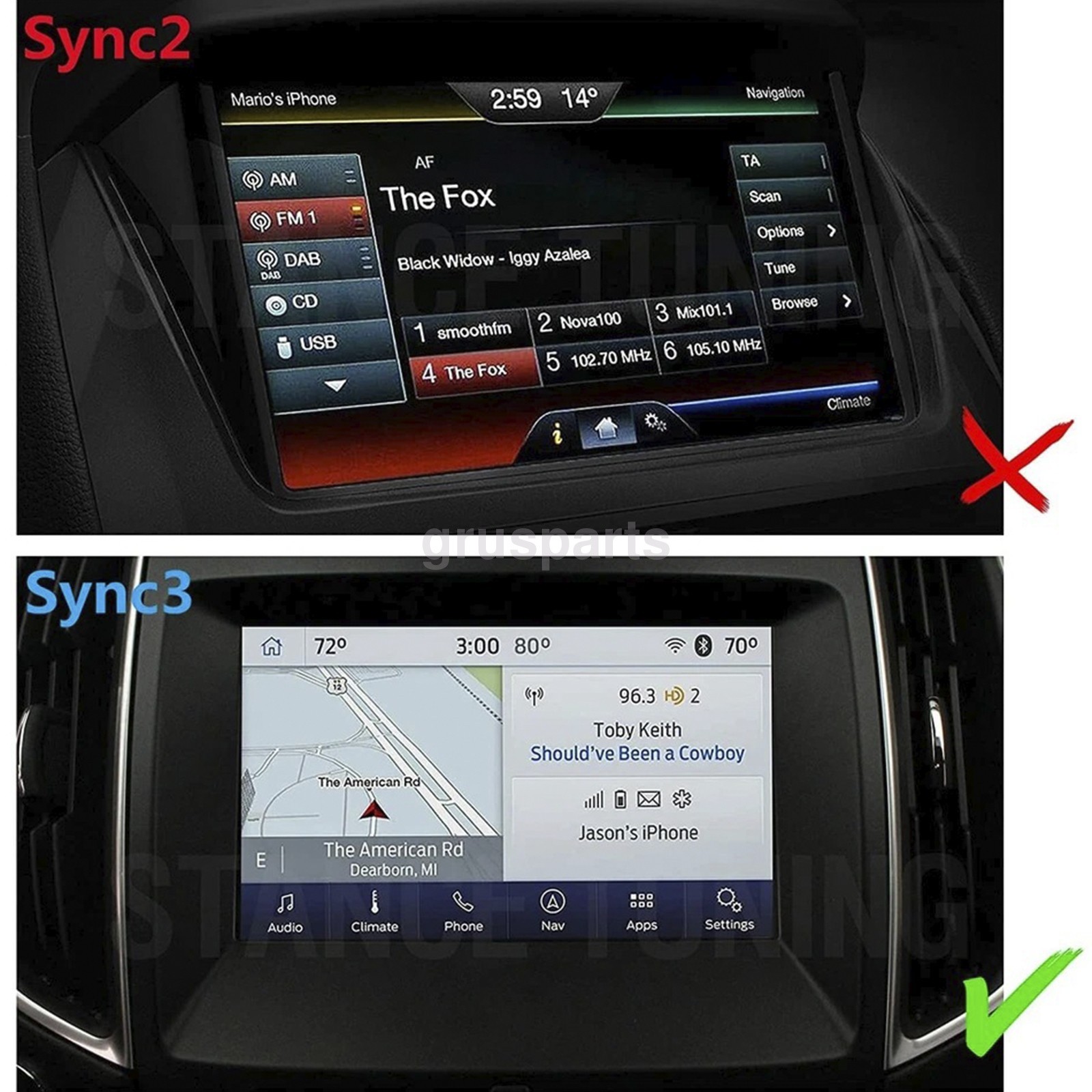 Sync 3 APIM 3.4 Navigation Module For 2016-2021 Ford Lincoln Programmed Vin NAV