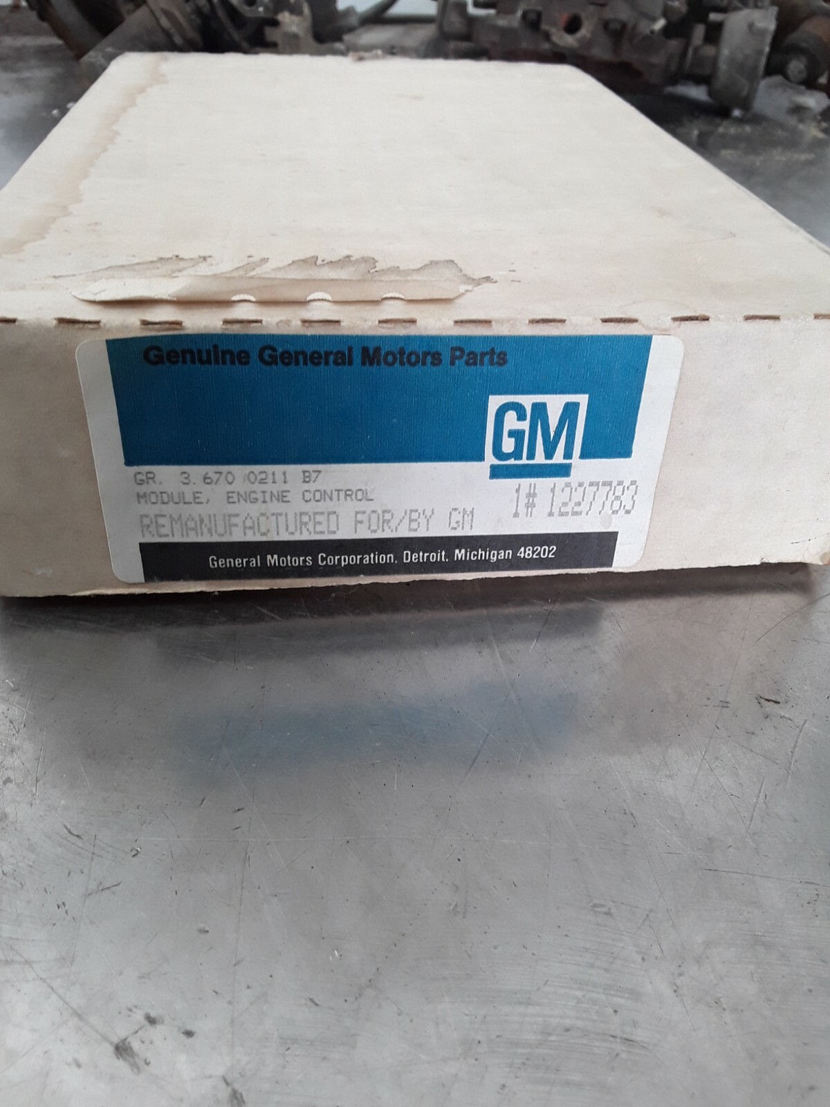 Chevrolet GM ENGINE CONTROL MODULE NOS 1227783