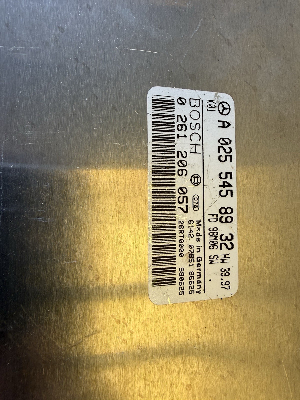 1999 Mercedes CLK430 ECU ECM Engine Control Module Unit A0255458932 Oem