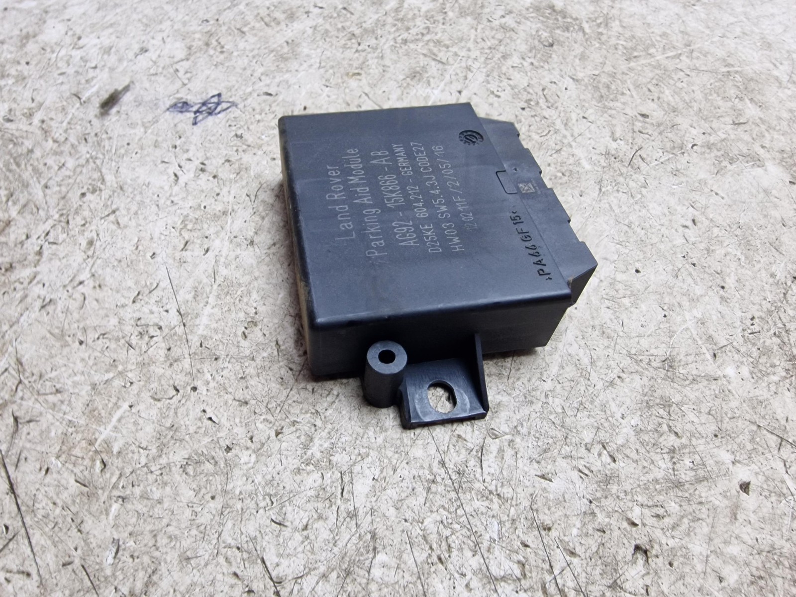 FREELANDER 2 PARKING SENSOR CONTROL MODULE ECU AG9215K866AB 2007 – 2012