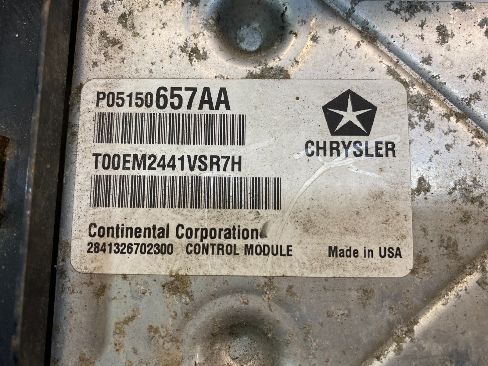 2012 Dodge Avenger Engine Computer Control ECM ECU OEM AA7623 DG
