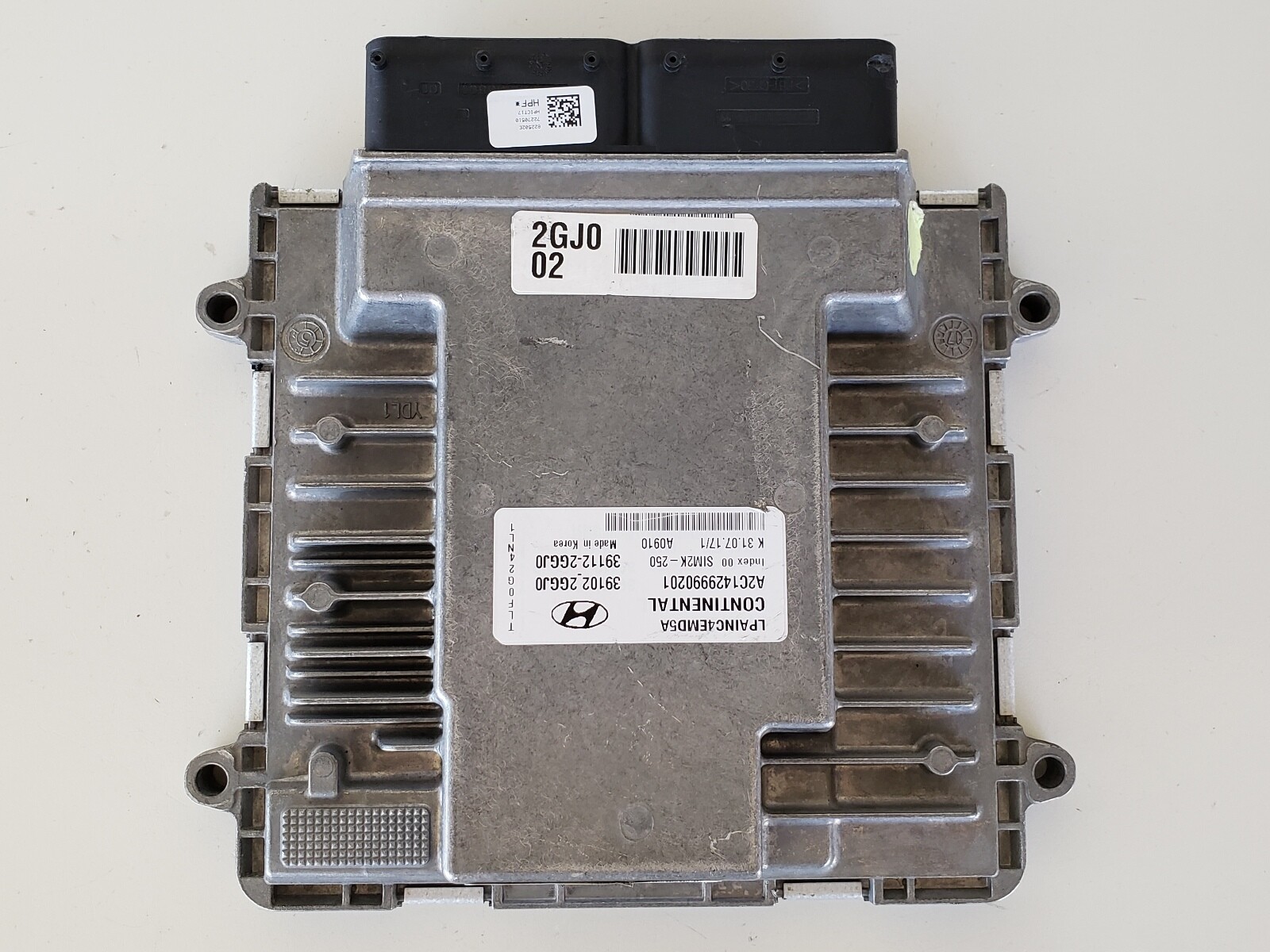 2018-2019 Sonata 39112-2GGJ0 Computer Brain Engine Control ECU ECM EBX Module