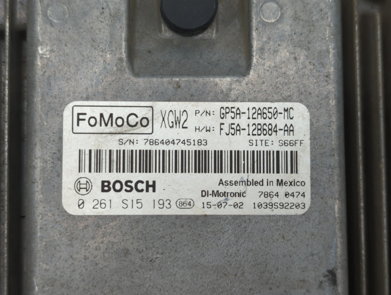 2016-2016 Lincoln Mkz Engine Computer Ecu Pcm Ecm Pcu Oem EFEYF