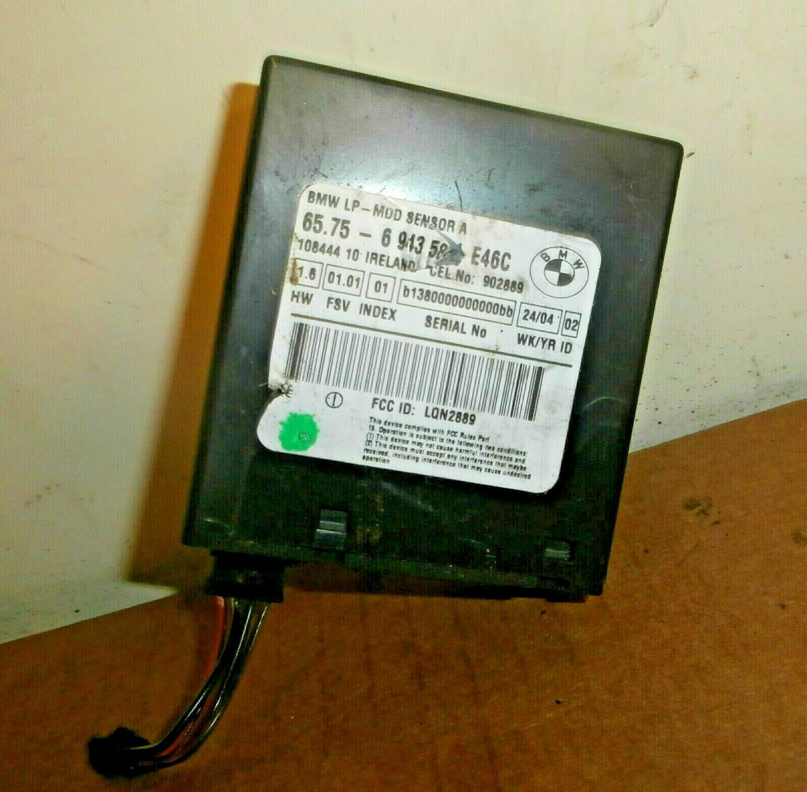 BMW SERIES E46 2004 MDD SENSOR A ECU 65.75-6943584 / E46C