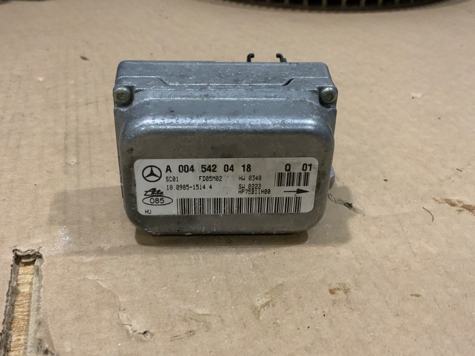 MERCEDES SLK R171 YAW RATE SENSOR A0045420418