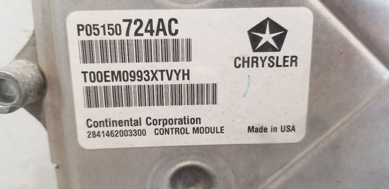 13 CHRYSLER TOWN AND COUNTRY ECM ENGINE CONTROL MODULE 3.6L 05150724AC