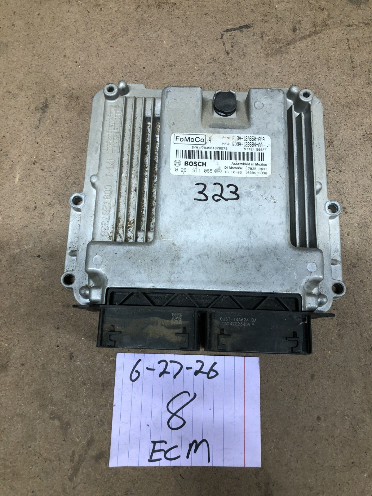 2015-2017 Ford F150 Engine Control Module Computer ECM ECU PCM FL3A-12A650-APA