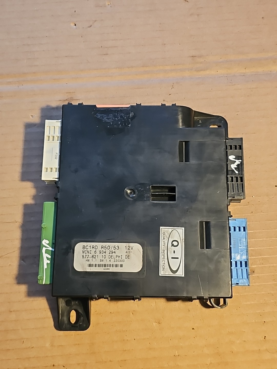 MINI COOPER R50-R53 BODY CONTROL MODULE 6934294-57762110 IN GOOD CONDITION