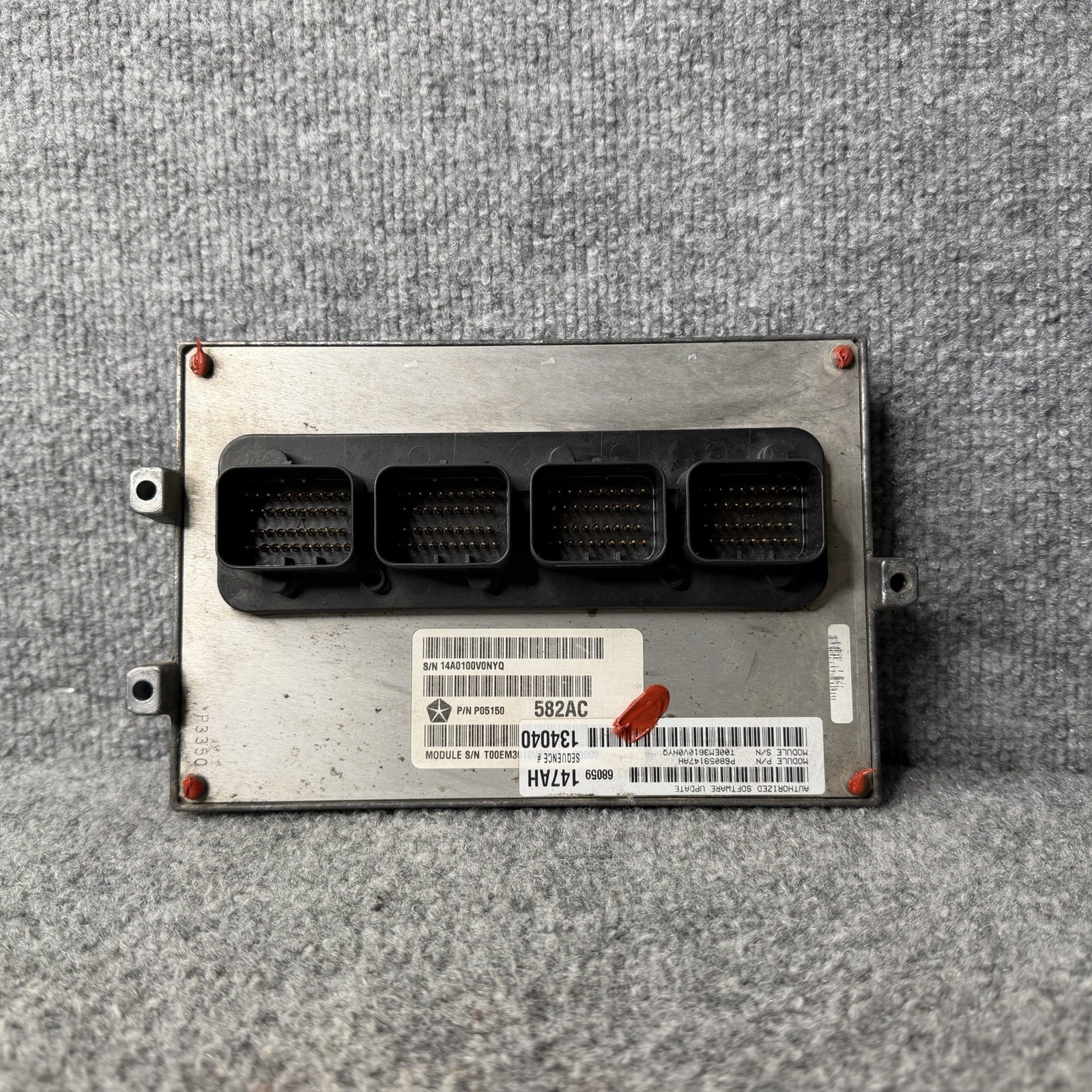 JEEP 2011 GRAND CHEROKEE 5.7L HEMI 68059148AH ENGINE COMPUTER MODULE ECU ECM PCM