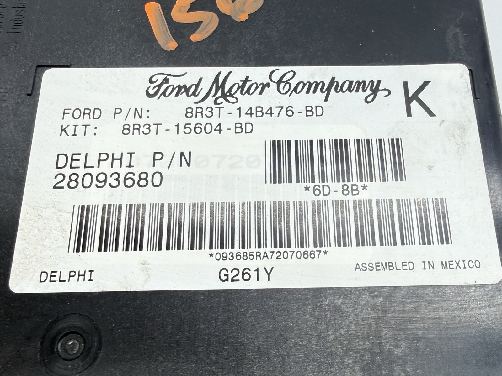 07 08 09 FORD MUSTANG FUSE BOX BODY CONTROL MODULE DELPHI 8R3T-14B476-BD (OEM)