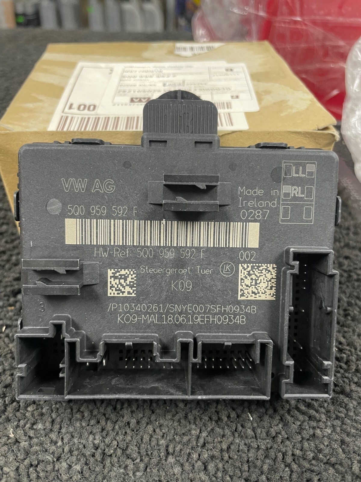 NS LH FRONT DOOR CONTROL MODULE A3 TT TTRS TIGUAN TOURAN GOLF MK8 5Q0959592F
