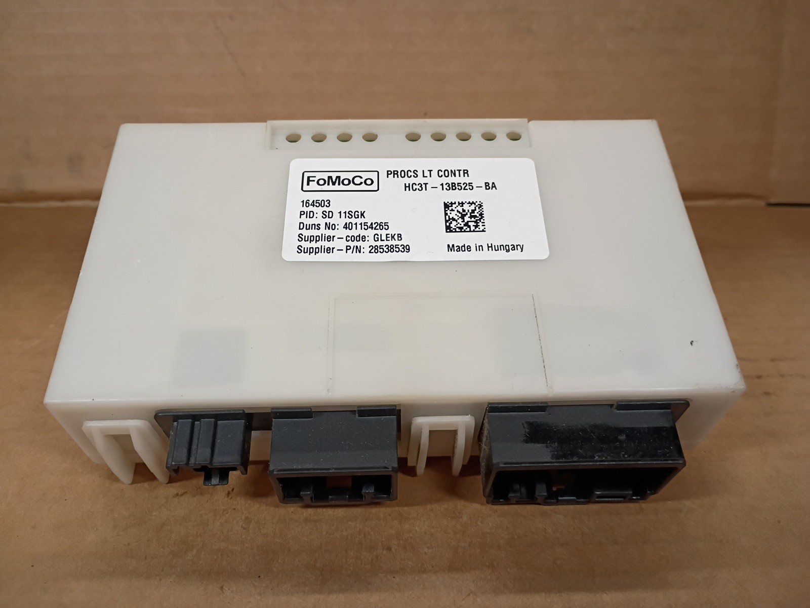 2017 FORD F450 LIGHTING LAMPS CONTROL MODULE & BRACKET OEM HC3T-13B525-BA