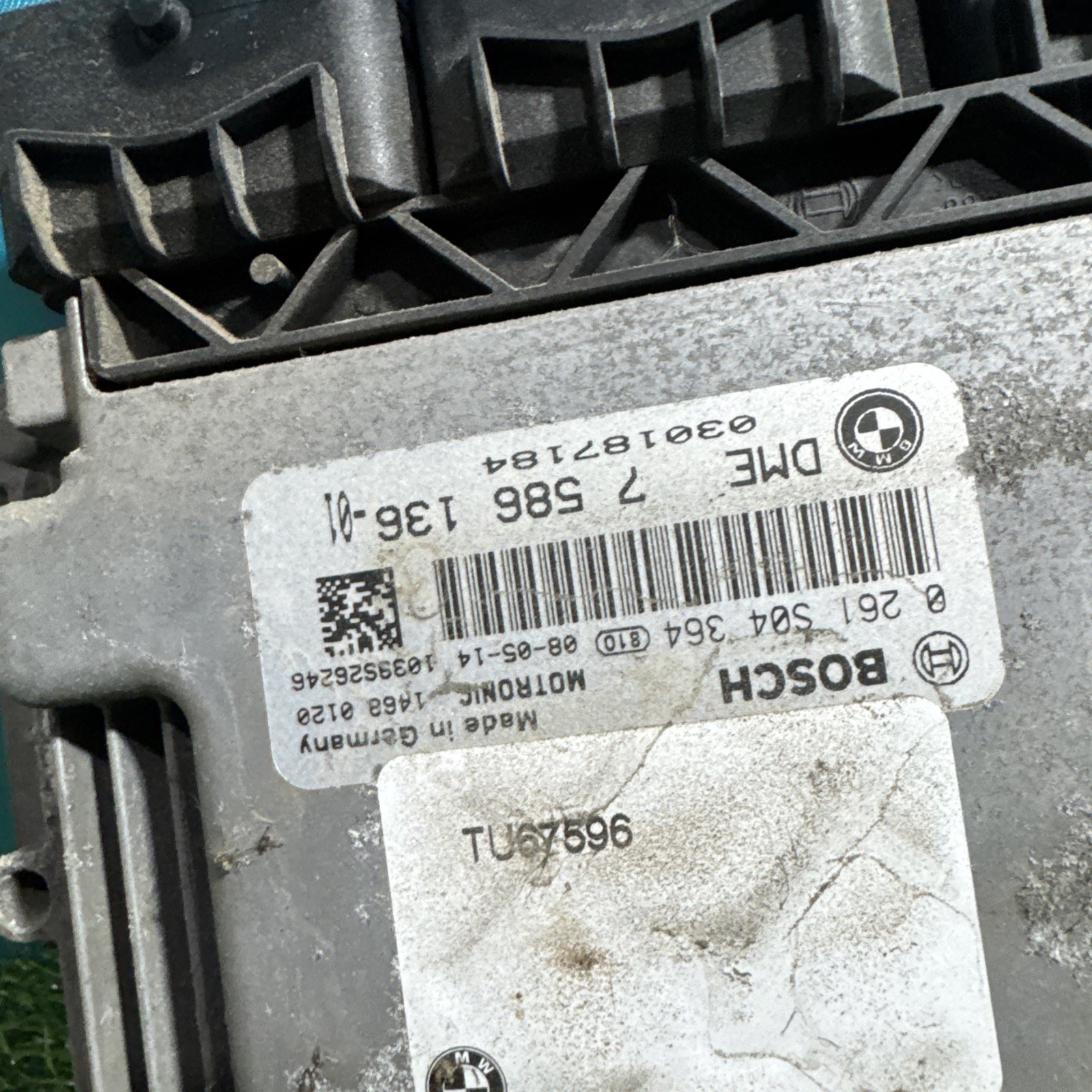 MINI COOPER 1.6L ENGINE CONTROL MODULE UNIT ECU ECM 0261S04364 DME 7586136