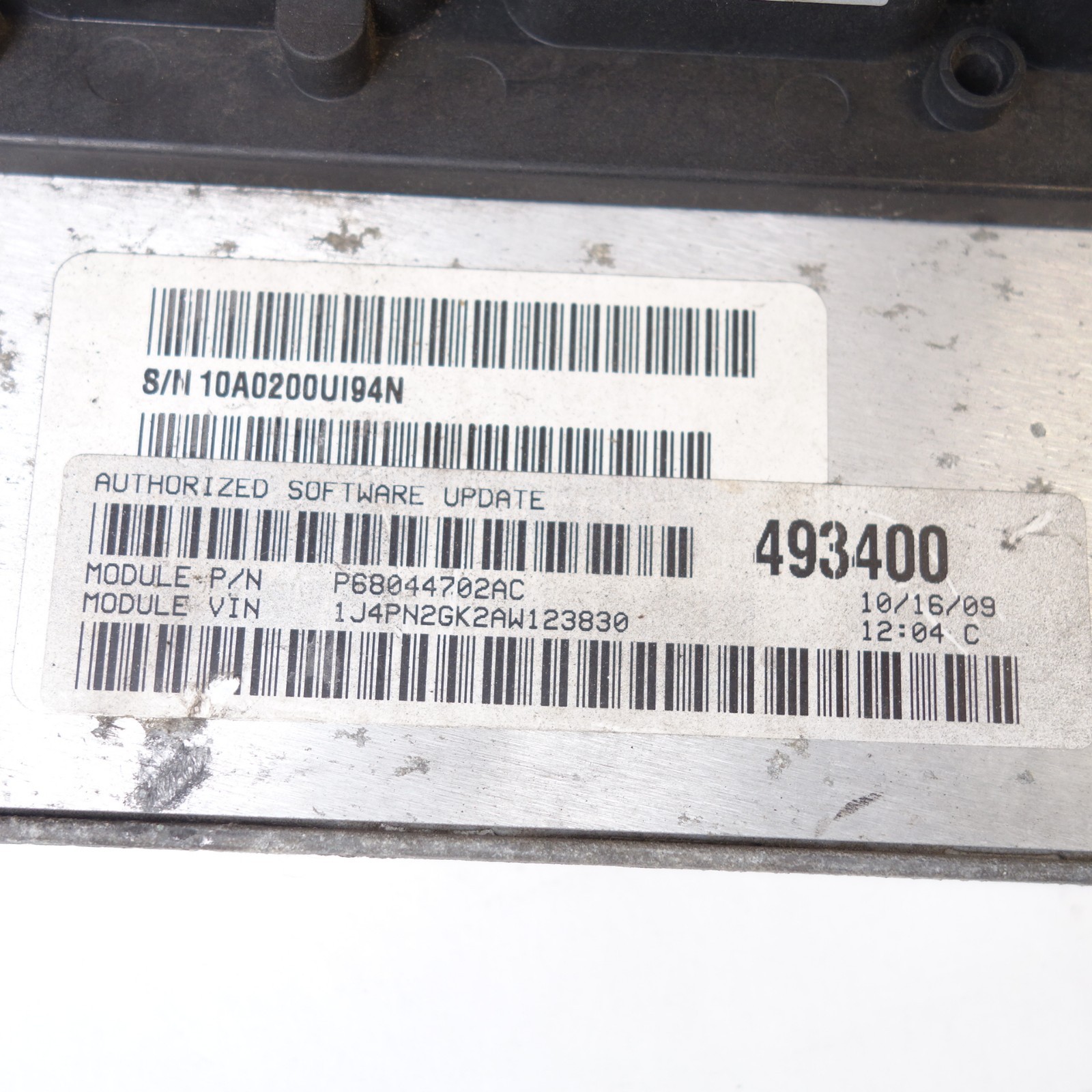 68044702AC Jeep Liberty 2010 3.7L AT Engine Computer Plug N Go