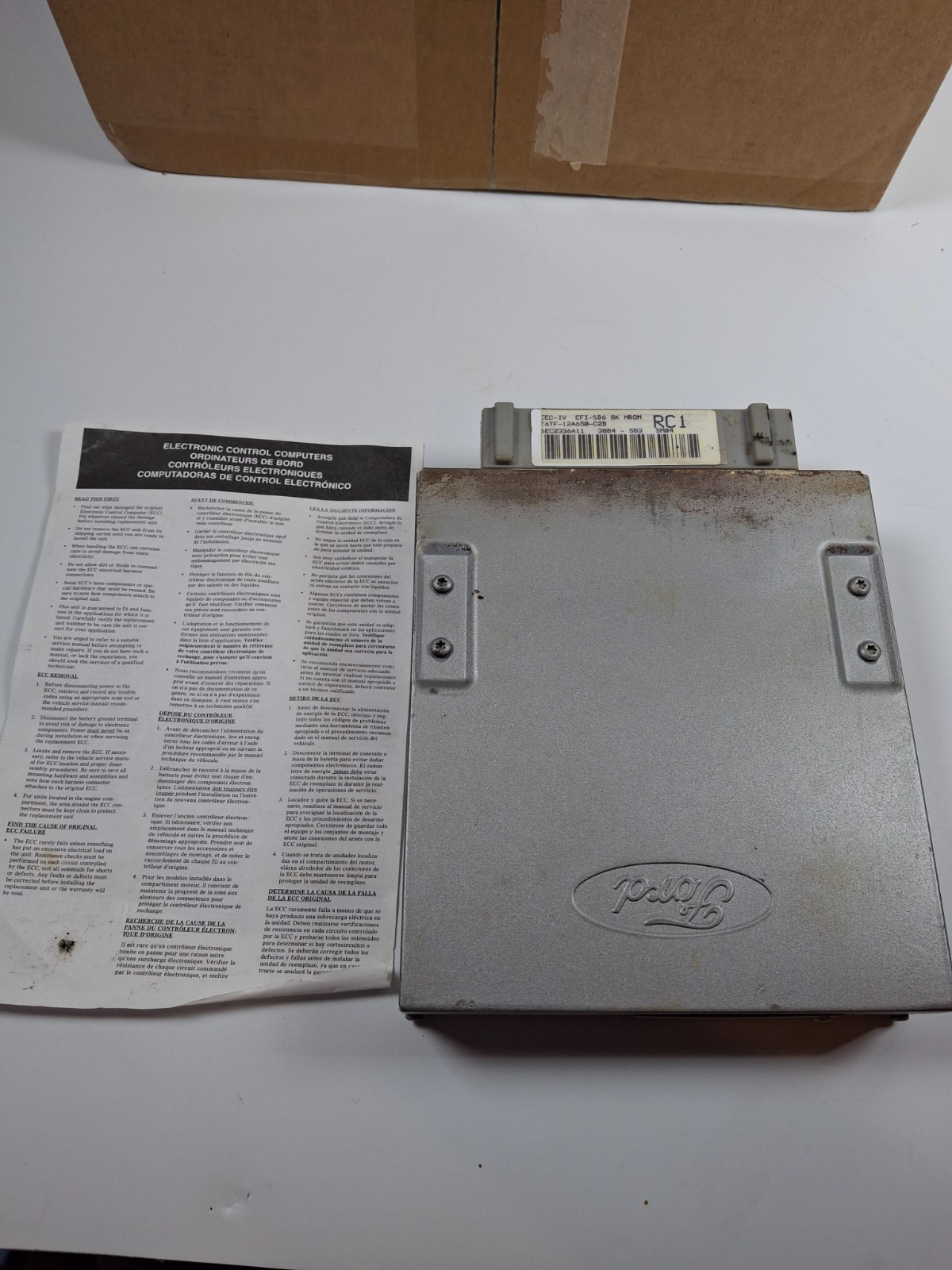 Engine Control Module (ECM)-Std Trans Cardone 78-4296 Reman
