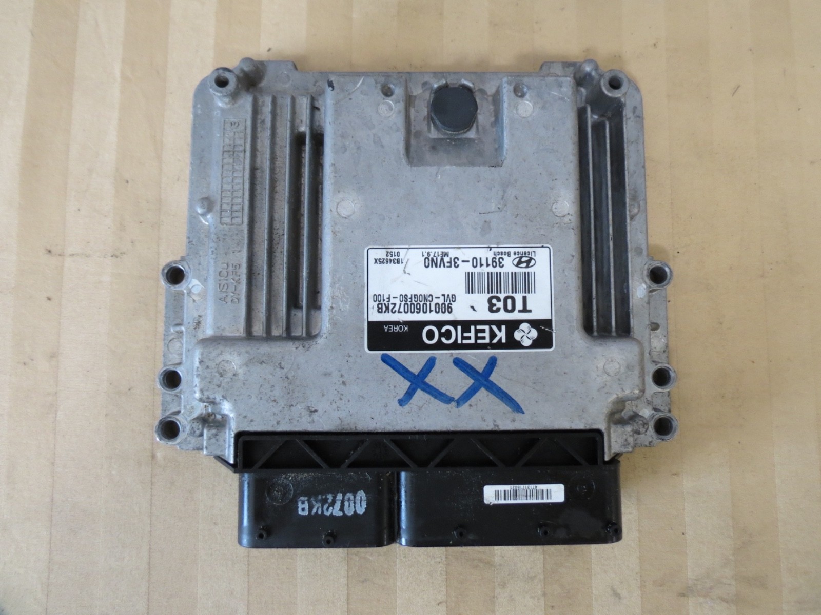 14 15 16 Hyundai Equus Engine Control Computer Module 39110-3FVN0 T03 KEFICO