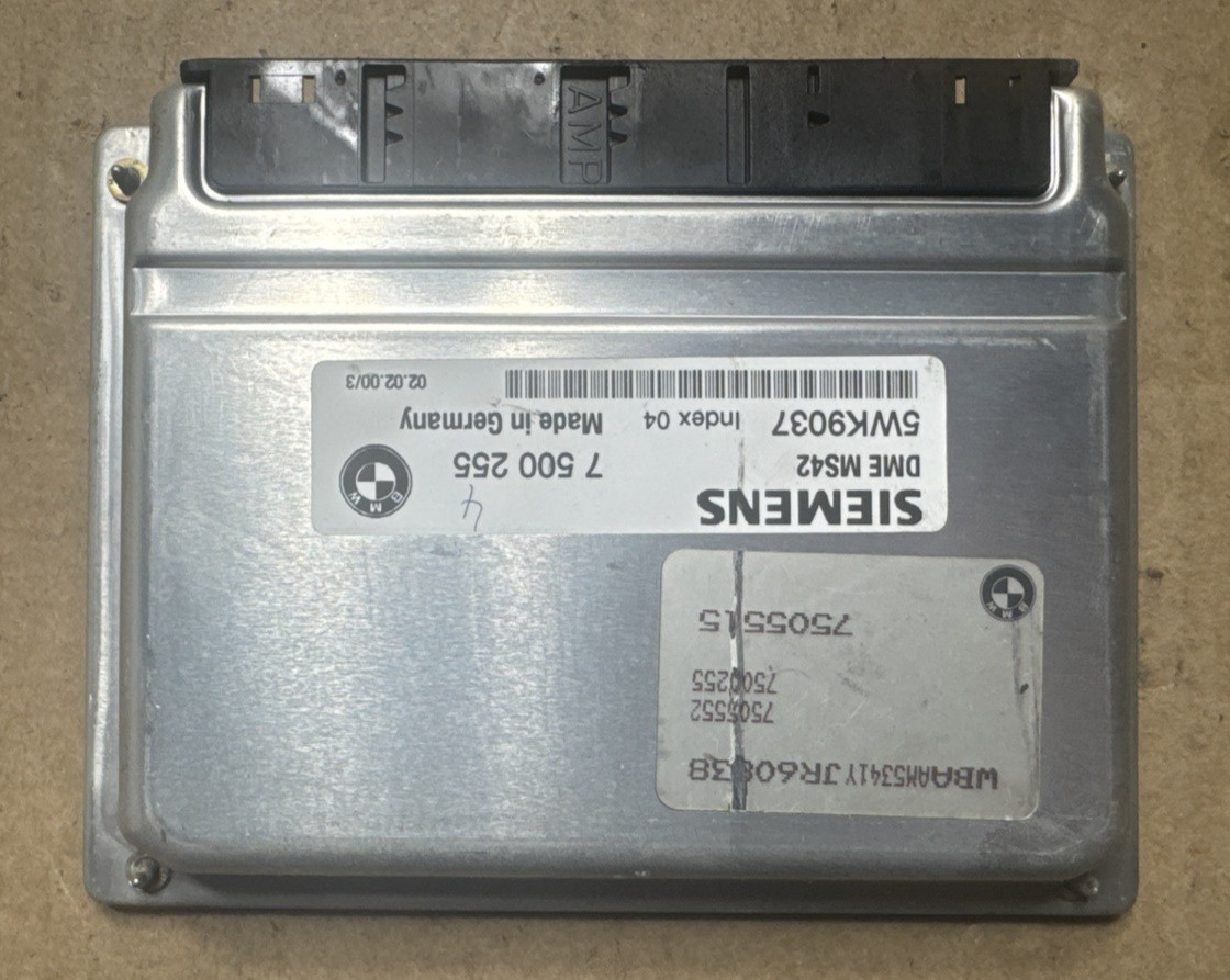 1999-2000 BMW 328I 2.8L Electronic Control Module ECU ECM (E46)