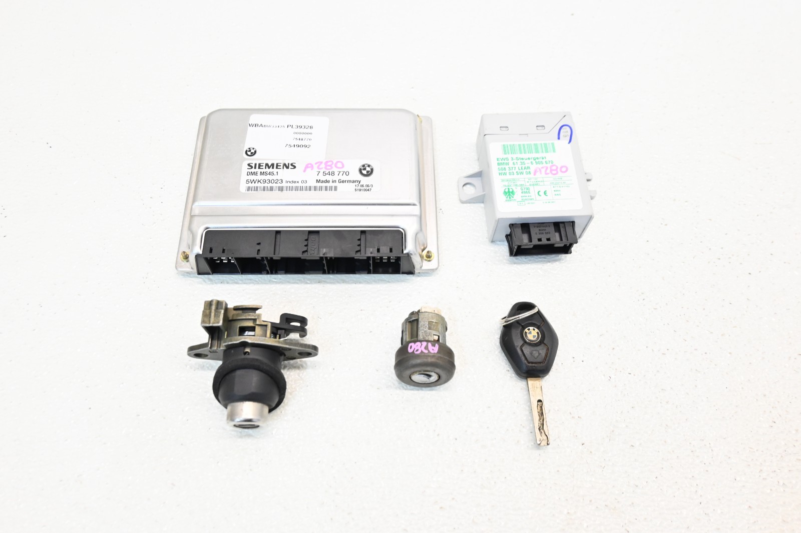 ⭐00-06 Bmw E46 3/5 Series X3 Engine Dme Control Module Computer Basic w/ Key Oem
