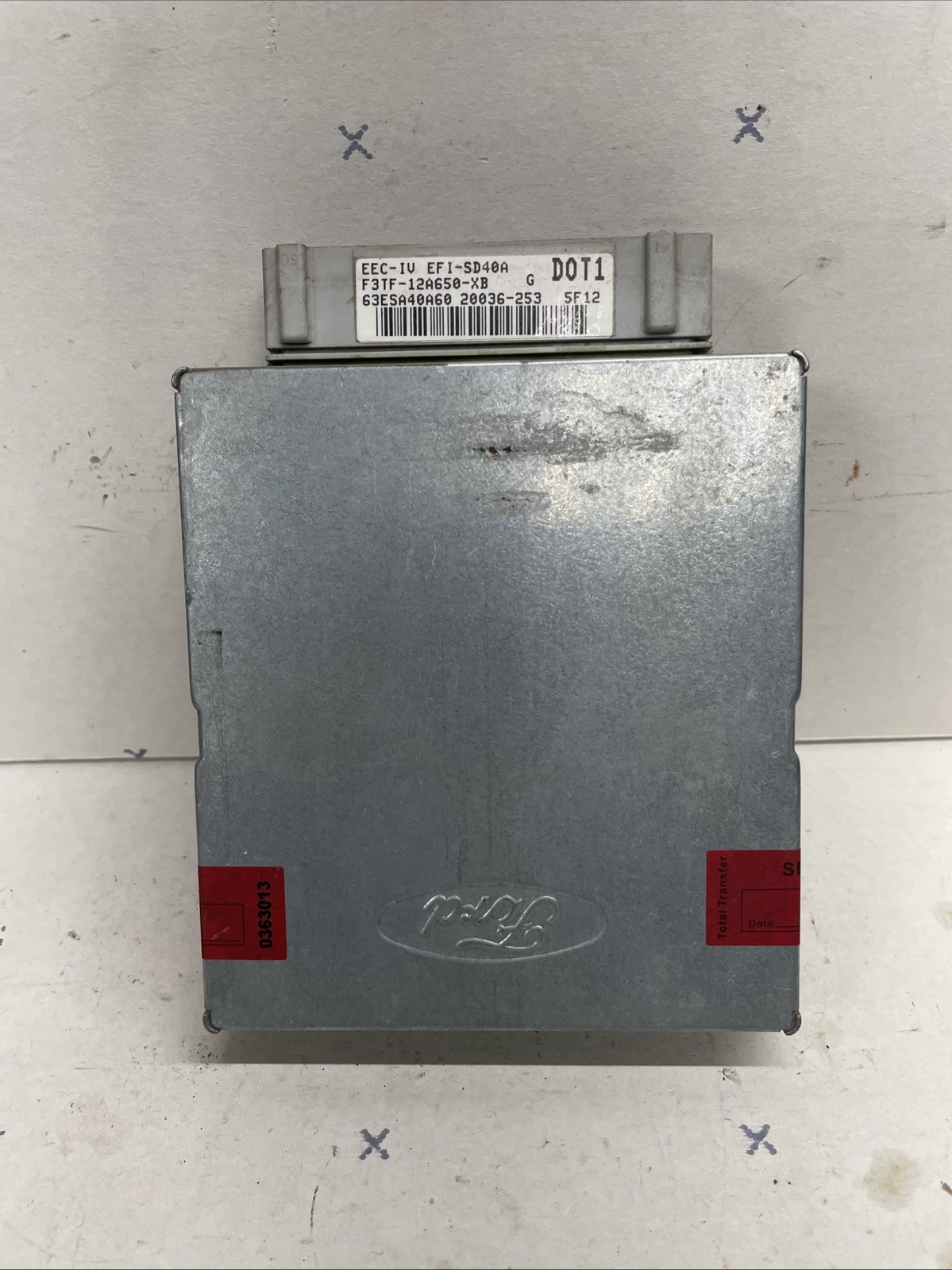 1994 1995 Ford F150 4.9L Engine Computer Module ECM PCM ECU DOT1 F3TF-12A650-XB