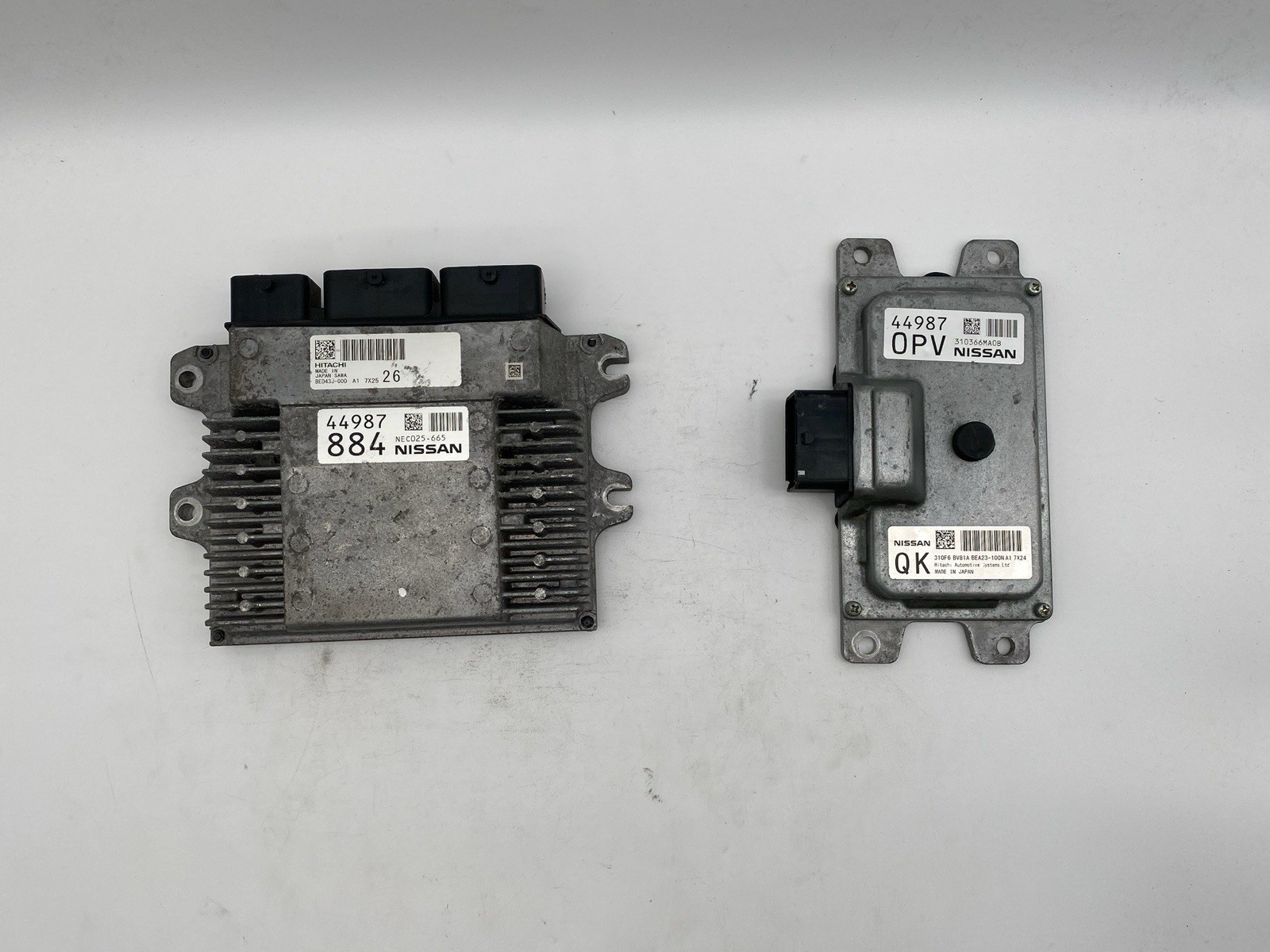 2018 NISSAN ROGUE SPORT ENGINE TRANSMISSION COMPUTER MODULE ECU ECM NEC025-665