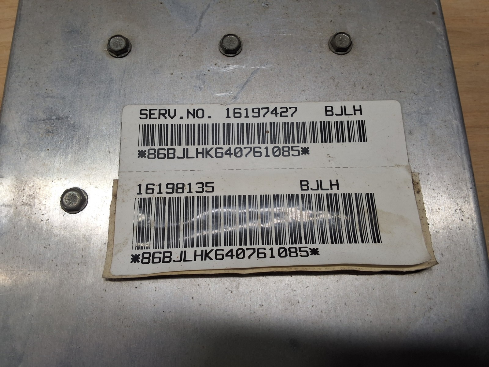 *C* 1994 1995 Chevrolet GMC C1500 Silverado A/T ECU engine computer 16198135
