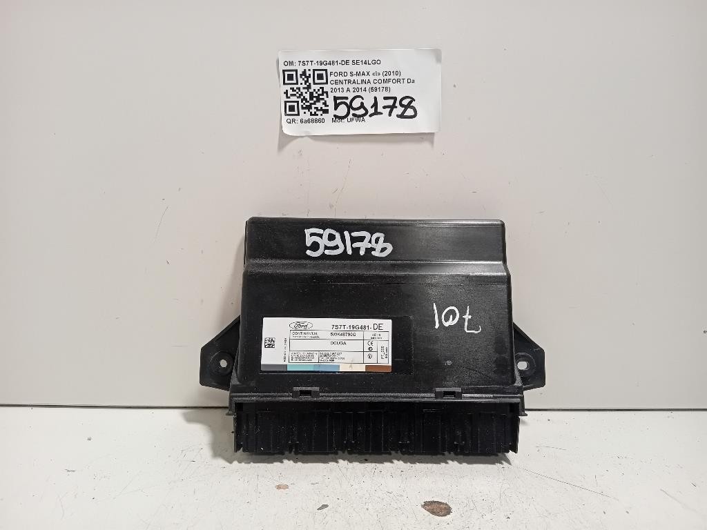 COMFORT CONTROL UNIT FOR FORD S – Max Series 7S7T-19G481-DE UFWA Diesel 1997 (06>1