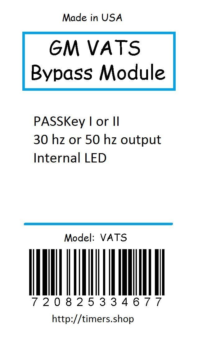 VATS PASSkey II Bypass Module for LS1 LT1 – Easy Installation, Performance Upgra