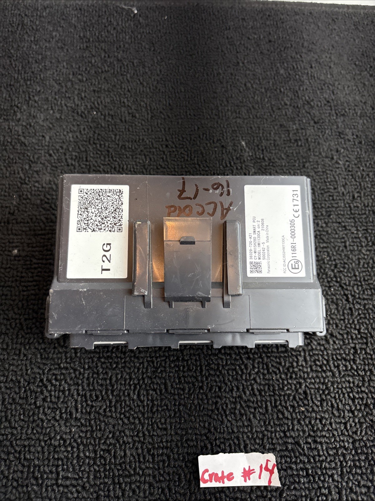 2016 2017 HONDA ACCORD SEDAN THEFT SMART POWER CONTROL UNIT 38320-T2G-A21 OEM